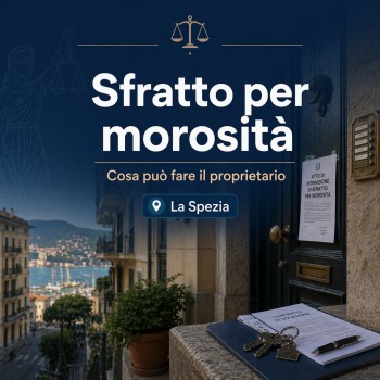 Sfratto per morosità a La Spezia: cosa può fare il proprietario e quali sono i primi passi legali