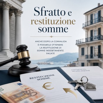 Sfratto per finita locazione e restituzione delle somme pagate: cosa ha chiarito la Cassazione